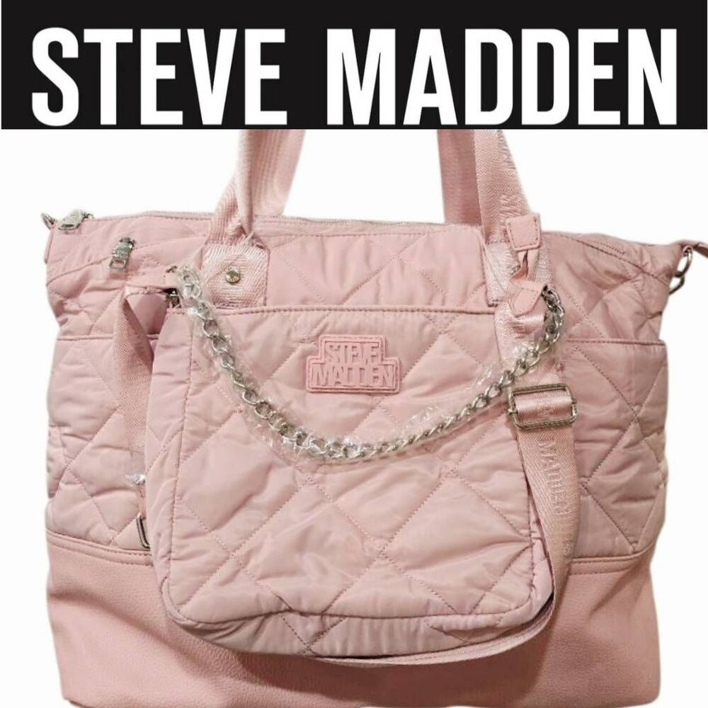 Steve Madden BGymm Quilted 2-Piece Set- Blush